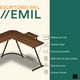 thumbnail image 2 of Mubson Escritorio en L con Base para Monitor. Mesa de Trabajo Emil, 2 of 5