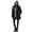 Black, variant on Women's Plus Size Classic Length Puffer Coat