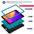 thumbnail image 3 of Funda a prueba de golpes DETUOSI para Samsung Galaxy Tab S2 9.7 2015, 3 of 8