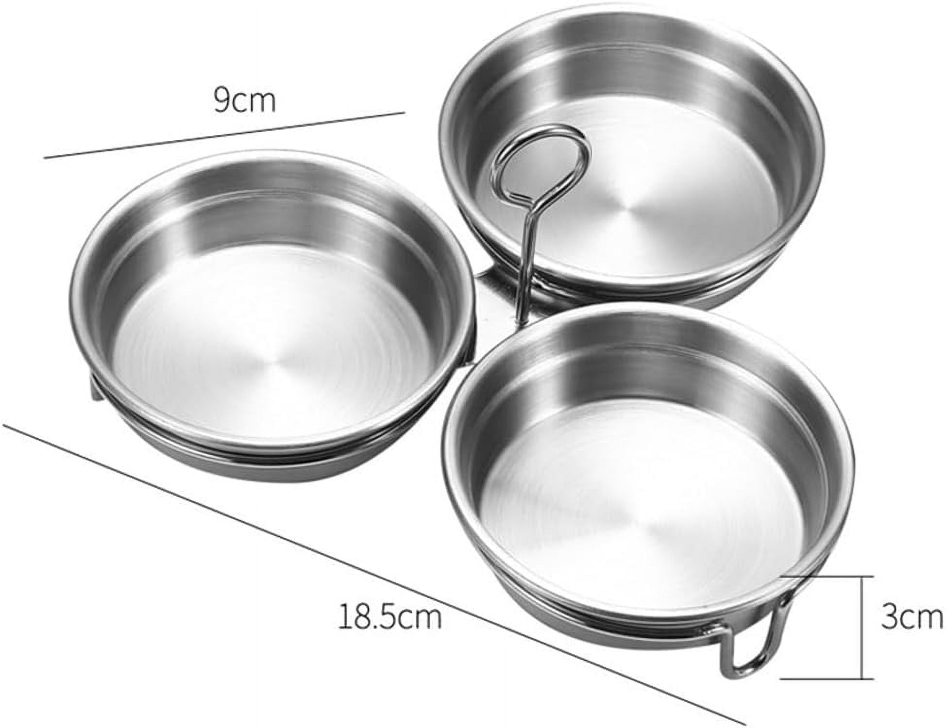 CATPAN Non-Stick Egg Poacher - Stainless Steel Insert with Pastry Brush for Perfect Poached Eggs