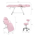 thumbnail image 4 of Silla Facial Reclinable Nanofort Sillon Cama Masaje Spa Rosa, 4 of 4