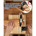 thumbnail image 6 of Manual Bread Slicer with Hand Crank,Adjustable Thickness Bread Cutter for Even Slices, Perfect for Homemade Sourdough, Sandwich, and More, 6 of 8