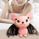 thumbnail image 1 of Muñeco de peluche de peluche, Muñeco de peluche suave de murciélago, Almohada de peluche suave, Juguete de peluche de murciélago adorable, Juguetes de Rosa 45cm Baoblaze juguetes de peluche carpincho, 1 of 8