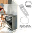 thumbnail image 3 of LEEYNEER Dishwasher Mounting Brackets Dishwasher Countertop Mounting Bracket Dishwasher Clips Dishwasher Mounting Bracket, 3 of 6