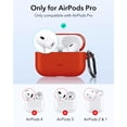 thumbnail image 2 of Funda ESR para AirPods Pro 2.ª generación con MagSafe Red, 2 of 9