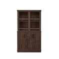 thumbnail image 2 of Home Source Jill Zarin Home Bar Cabinet Rotating Wine Rack Mahogany, 2 of 5