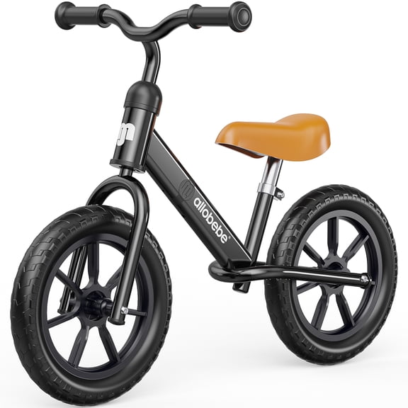 Allobebe Balance Bike for Toddlers and Kids Ages 2-5, Adjustable Training Bicycle, No-Pedal Learning Toy for Boys and Girls, Indoor/Outdoor Use