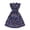 1#Blue, variant on Tiijoy Big Girls Floral Ruffle Pleated Dress Sleeveless Princess Dress, Sizes 7-8