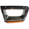 thumbnail image 5 of For Dodge Ramcharger 1990 Headlight Bezel Driver Side | Chrome/Black | With Amber Lens | With Parking Light | Replacement For CH2512135 | 2245060862L, 4249813, 5 of 5