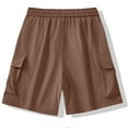 thumbnail image 4 of uikmnh Mens Shorts Men's Casual Shorts for Everyday Wear Comfortable Cargo Design with Drawstring Closure Ideal for All Seasons and Perfectly Paired with T Shirts Size:8XL, 4 of 4