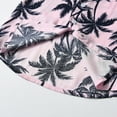 thumbnail image 7 of Boys Tshirts Child Summer Short Sleeve Gentleman Tops Beach Holiday Floral Prints Hawaiian Style Lapel Shirt Graphic Tees Pink 6 Years-7 Years, 7 of 7
