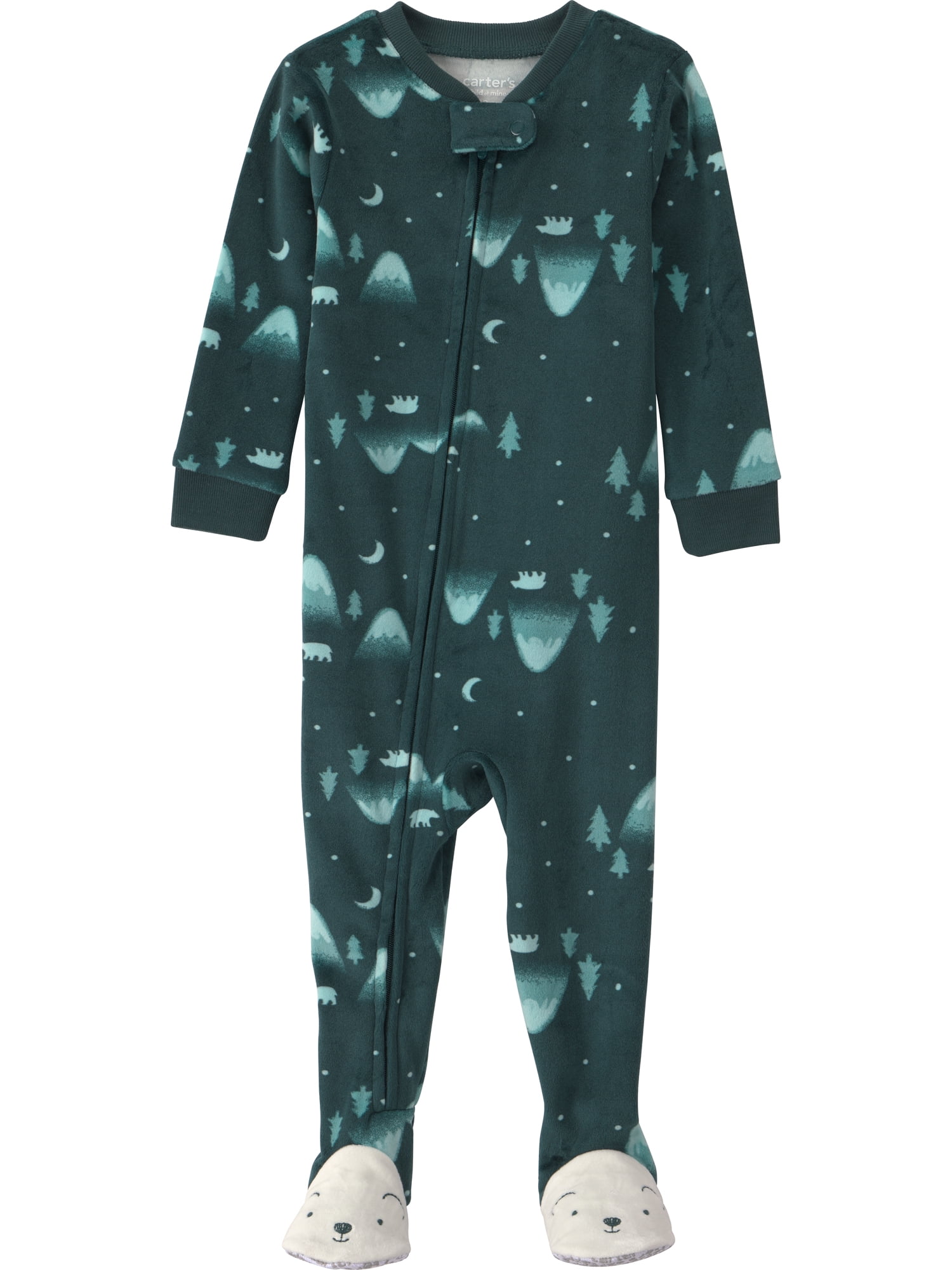 Carter's Child of Mine Baby and Toddler Cozy Pajama, 2-Pack, One-Piece, Sizes 12M-5T