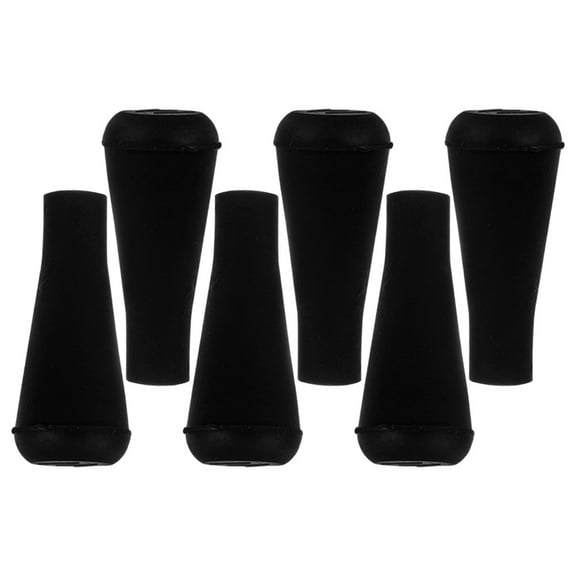 Raindrops 6pcs Soft Rubber Arrowheads Round Tip Archery Practice Safety Arrow Tips Replacement for Outdoor Hunting and Shooting