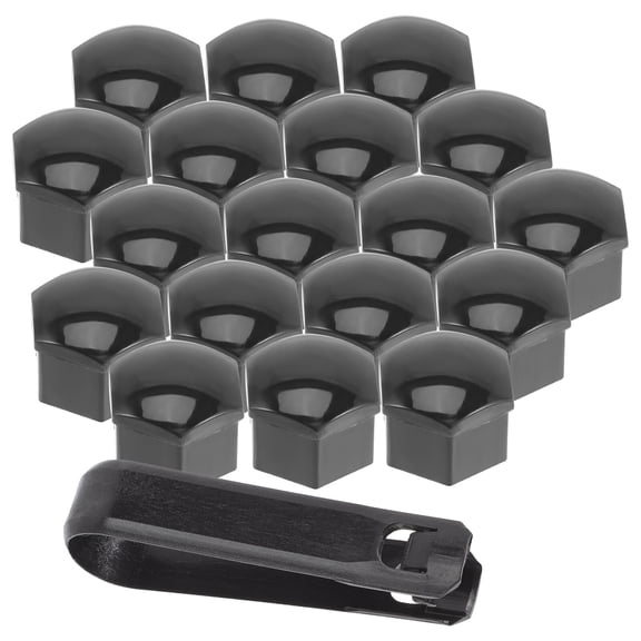 WAXIAYUZ 20pcs Car Lug Nut Bolt Screw Cover Auto Car Hub Screw Dust Protection Caps 17mm