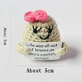 thumbnail image 1 of Muñeco de punto de lana hecho a mano para decoración del hogar, adorno divertido de patatas, regalo de Navidad, novedad, 1 of 4