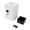 White, variant on YAHHU Creative Cute Metal Vertical Money Bank with Lock Keys, Secure Cash Coin Storage Box for Home Use, Premium Savings Jar for Kids and Adults, Black (7.48 inches / 19 cm)