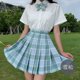 thumbnail image 1 of Falda plisada, minifaldas negras para mujer, falda micro a cuadros de verano e invierno, falda rosa blanca de cintura alta, falda gótica Kawaii Harajuku Y2k Tan Jianjun unisex, 1 of 2