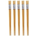 thumbnail image 1 of Cqxid Tableware Under $5 5 Pairs Chopsticks Reusable Chopsticks Set Classic Natural Chopsticks Colorful Print Chopsticks, 1 of 6