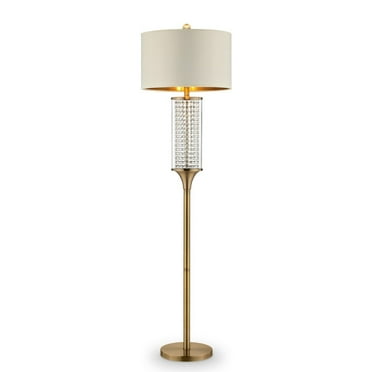 MAICOSY 62.25-Inch Pluviam Crystal Floor Lamp for Living Room, Bedroom, Multicolor