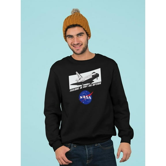 NASA Nasa Failure Is Not An Option Sweatshirt Men -NASA Designs, Male 5X-Large