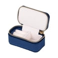 thumbnail image 4 of Caja de almacenamiento de joyería pequeña Salvador organizador compacto de joyería Azul oscuro, 4 of 9