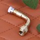 thumbnail image 2 of Extensión de vástago de válvula de neumático de metal para motocicleta de automóvil Adaptador de 90° (dorado) Hugtrwg Para estrenar, 2 of 6