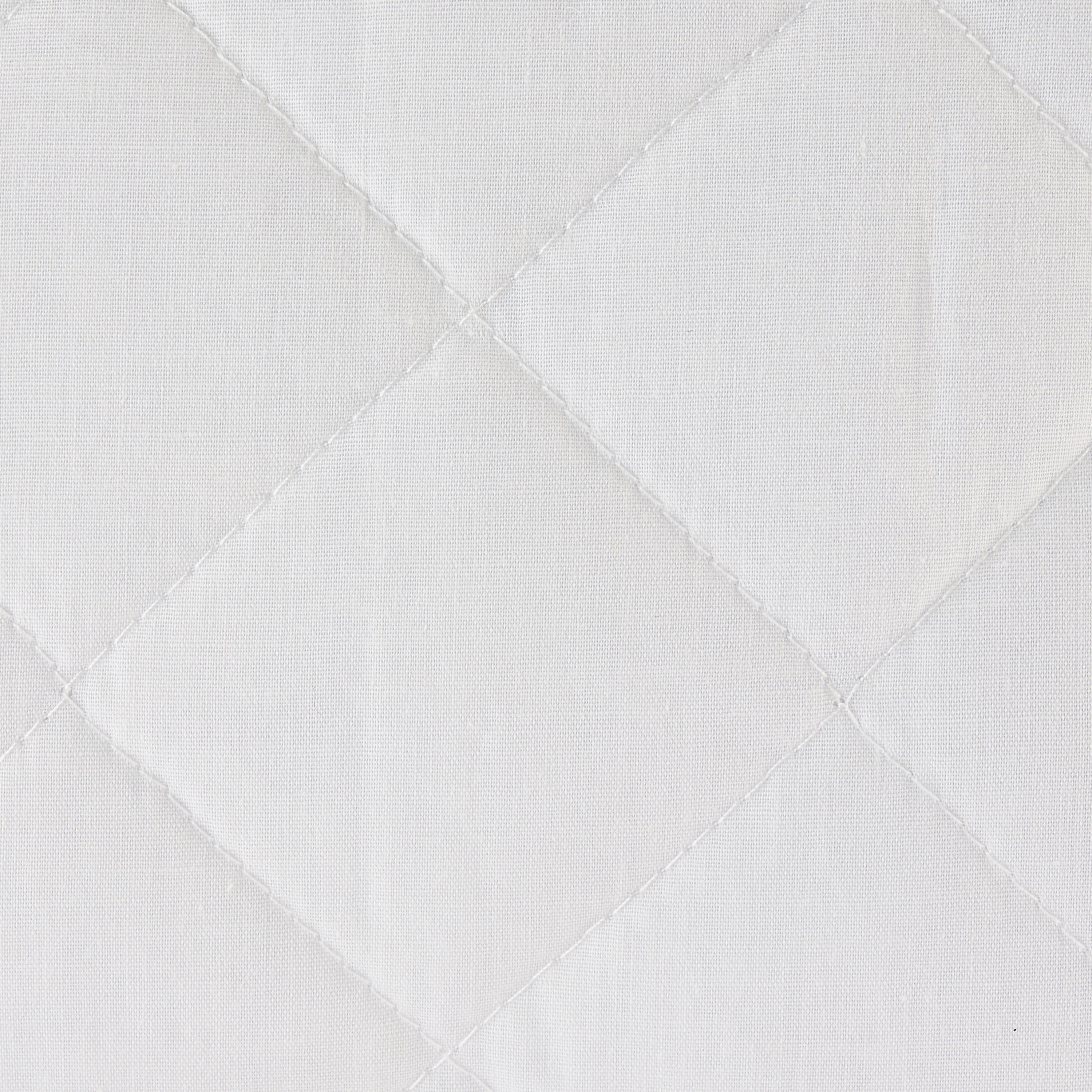 Parent's Choice Fitted Quilted Crib Mattress Pad, One Size, Solid White