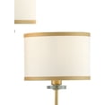 thumbnail image 4 of Brass Satin Black White Croydon Wall Sconce, 4 of 4