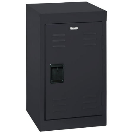 Black Locker - Sandusky Cabinets 24''H 1 Tier 1 Wide School Locker