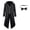Black, variant on Kids Retro Tailcoat Costume Boys Girls Long Dress Coat with Bow Tie Party Outfit