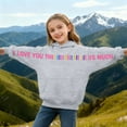 thumbnail image 5 of I Love You This Much Girls Hoodies Casual Long Sleeve Hoodie Sweatershirt Pullover Creative Casual Oversized 13-14 Years Boys Clothes, 5 of 5