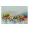 thumbnail image 1 of Flower Cutting Board, Gerbera Bouquet Textured in an Artisan Expression Inflorescence Morph New Paint, Decorative Tempered Glass Cutting and Serving Board, Small Size, Red Orange, by Ambesonne, 1 of 1