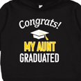 thumbnail image 3 of Inktastic Congrats My Aunt Graduated with Cap Toddler Hoodie, 3 of 4