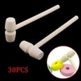 thumbnail image 6 of 30PCs Mini Wooden Hammer for Lobster Crab and Other Shellfish,Solid Wood Mini Mallet Knocking Planet Cake Wooden Hammer, 6 of 9