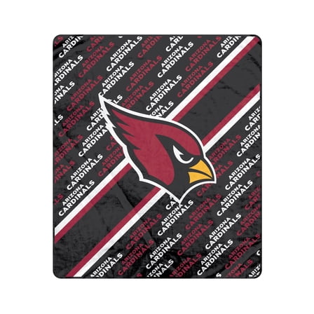 Pegasus Arizona Cardinals 60" x 70" Diagonal Lined Wordmark Ultra Soft Blanket