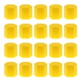 thumbnail image 1 of Paquete 20 Neumático Rueda Tornillo Proteger Perno Cubierta Tapa de Tuercas Seguridad 17 Mm Color Amarillo Soledad Cubierta de tornillo de rueda de coche, 1 of 10
