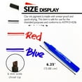 thumbnail image 2 of BAZIC Permanent Marker Chisel Tip, Wide Assorted Color Markers, (3/Pack), 1-Pack, 2 of 7