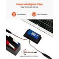 thumbnail image 5 of VEVOR 50W 12V Solar Battery Trickle Charger Maintainer, Mono Solar Panel Battery Charger with Upgraded MPPT Controller & Adjustable Mount Bracket, IP65 Waterproof for Car Boat RV Trailer House Roof, 5 of 9