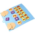 thumbnail image 4 of Early Educational Toy Felt Math Board Digital Board Toy Number Cognitive Toy Kids Plaything, 4 of 9