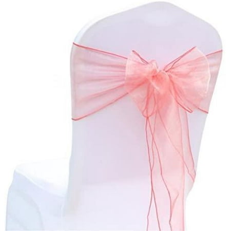

25pcs Chair Bow Sash - for Banquet Wedding Anniversary Parties Chair Bowknot Decoration