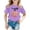 shirts 81#Purple, variant on WAYUTE Girls Short Sleeve T Shirt Round Neck Graphic Tee for Kids Youth Trendy Lightweight Casual Outdoor