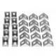 thumbnail image 3 of Soporte en forma de L, 25 piezas 3030 Soporte de esquina en L de aluminio Soporte en ángulo recto Aspecto llamativo, 3 of 12