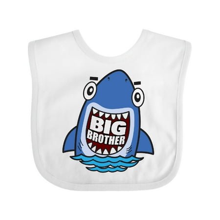 

Inktastic Big Brother Shark Gift Baby Boy Bib