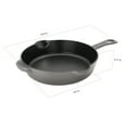thumbnail image 3 of STAUB Cast Iron 8.5-inch Traditional Deep Skillet - Graphite Grey, 3 of 6
