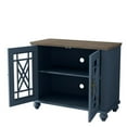 thumbnail image 5 of LIVILAND 38" Vintage Style Wood Kitchen Accent Buffet Sideboard Cabinet - Navy, 5 of 8