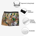 thumbnail image 3 of Fuzoiu Mallard Ducks Print Men's Ultra Breathable Underwear,No Riding Up Boxer Briefs with ComfortFlexible Waistband-Medium, 3 of 5