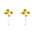 thumbnail image 1 of Lámpara Solar LED Con Estaca Girasol 3 Luces para Patio, 1 of 5