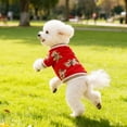 thumbnail image 2 of Happy 2026! Dog Sweater Cute Bear Dog Cardigans Clothes Puppy Knitting Coat Soft Pet Fall Winter Warm Apparel For Small Medium Dogs Boy Girl Cat Sweaters Outfits(White Red Xs S M L Xl) Festival Gifts, 2 of 4