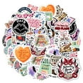 thumbnail image 4 of 35pcs-70pcs Gothic Stationery Stickers Romantic Teacher Reward Stickers Humorous Animal Stickers for Laptops Suitcases, 4 of 9
