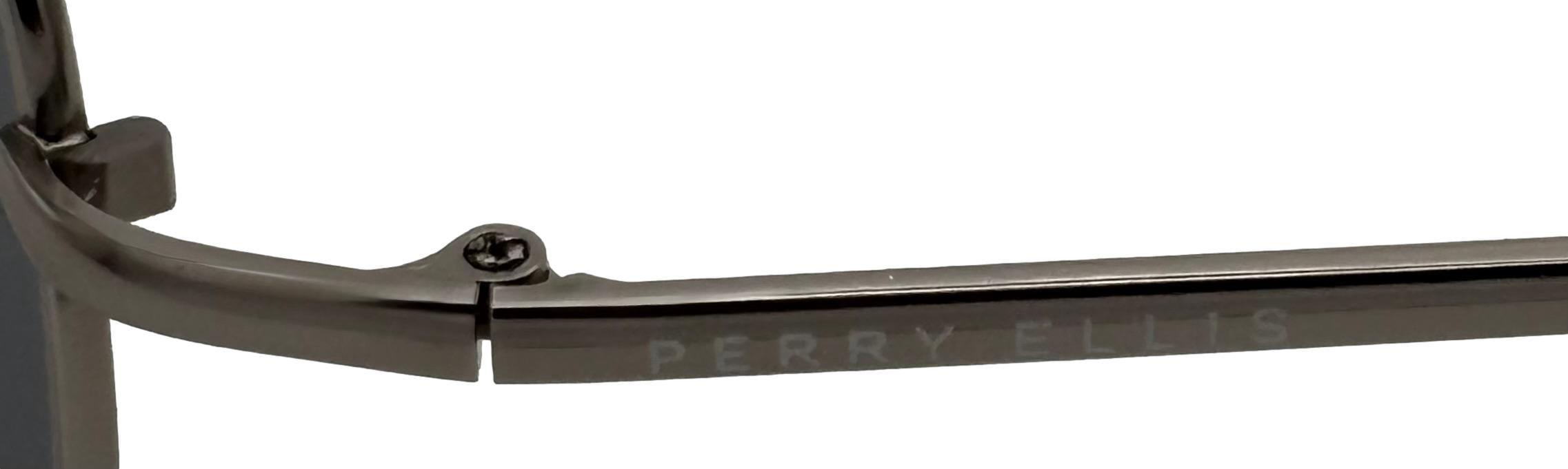 Perry Ellis Mens Sunglass Mens Gunmetal / Metal Aviator Smoke Lens PE22 4